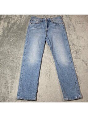Levis Premium Jeans Womens 31 Wedgie Fit Straight Leg Stretch Denim Button Fly
